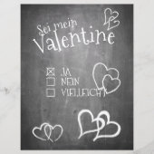 Sei mein Valentine (Vorderseite)