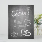 Sei mein Valentine (Stehend Vorderseite)