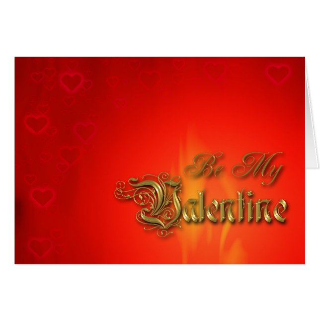 Sei mein Valentine (Vorderseite (Horizontal))