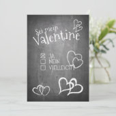 Sei mein Valentine (Stehend Vorderseite)