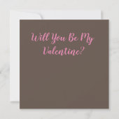 Sei mein Valentine (Rückseite)