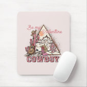 Sei mein Valentine Cowboy Mousepad (Mit Mouse)