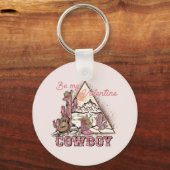 Sei mein Valentine Cowboy Schlüsselanhänger (Vorderseite)