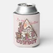 Sei mein Valentine - Cowboy Western Land Dosenkühler (Kanne Rückseite)