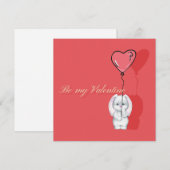 Sei mein Valentine Einladung (Vorne/Hinten)