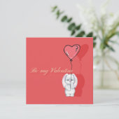 Sei mein Valentine Einladung (Stehend Vorderseite)