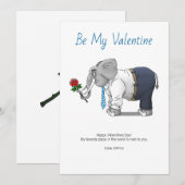 Sei mein Valentine Feiertagskarte (Vorne/Hinten)