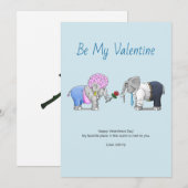Sei mein Valentine Feiertagskarte (Vorne/Hinten)
