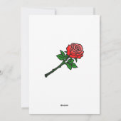 Sei mein Valentine Feiertagskarte (Rückseite)