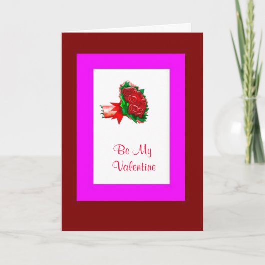 Sei mein Valentine Feiertagskarte (Vorderseite)
