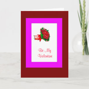 Sei mein Valentine Feiertagskarte