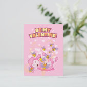 Sei mein Valentine! Feiertagspostkarte (Stehend Vorderseite)