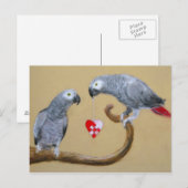 Sei mein Valentine! Feiertagspostkarte (Vorne/Hinten)