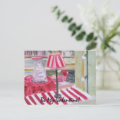 Sei mein Valentine! Feiertagspostkarte (Stehend Vorderseite)