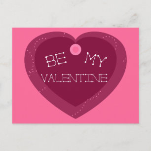 Sei mein Valentine Feiertagspostkarte