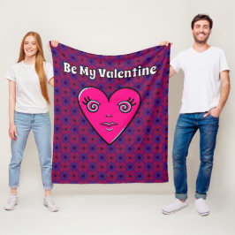 Sei mein Valentine Fleece Blanket