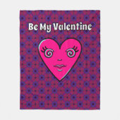 Sei mein Valentine Fleece Blanket (Vorderseite)