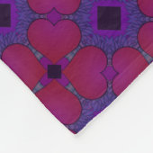 Sei mein Valentine Fleece Blanket (Ecke)