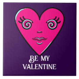 Sei mein Valentine Fliese