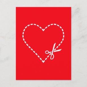 Sei mein Valentine habe mein Herz rot Feiertagspostkarte