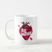 Sei mein Valentine Heart Arrow Kaffeetasse (Links)