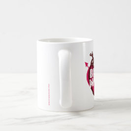 Sei mein Valentine Heart Arrow Kaffeetasse
