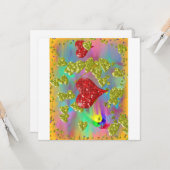 Sei mein Valentine! Karte (Vorderseite/Rückseite Beispiel)