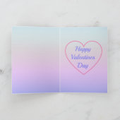 Sei mein Valentine Karte (Innenseite)