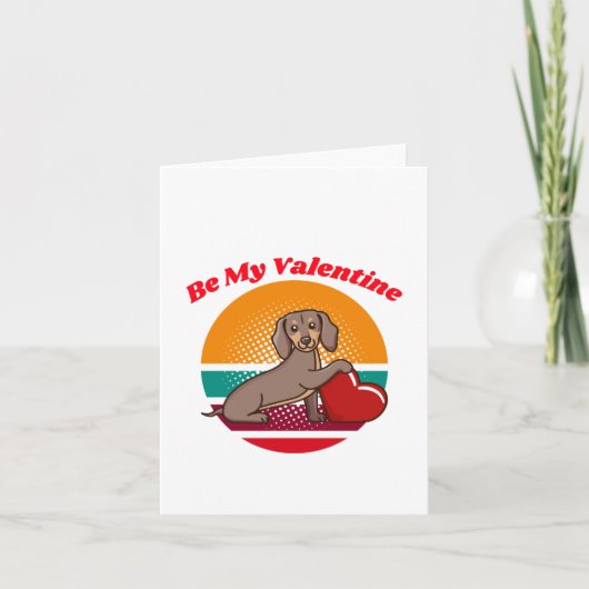Sei mein Valentine Karte (Vorderseite)