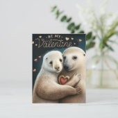 Sei mein Valentine Karte (Stehend Vorderseite)