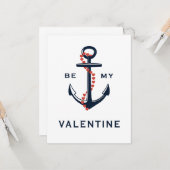 Sei mein Valentine Karte (Vorderseite/Rückseite Beispiel)