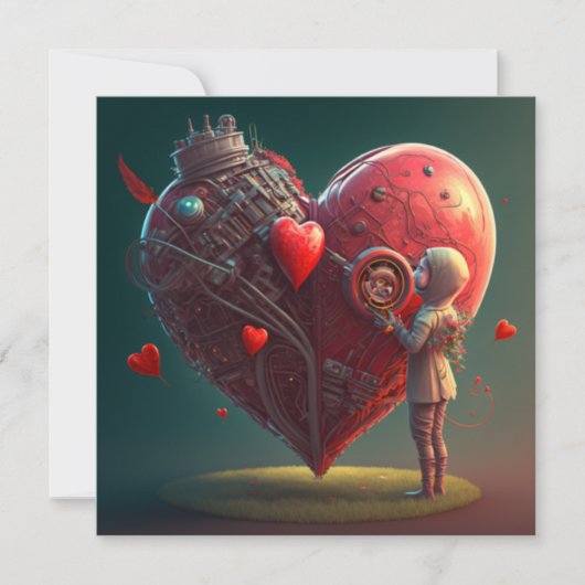 Sei mein Valentine Karte (Vorderseite)