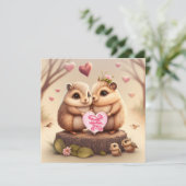 Sei mein Valentine Karte (Stehend Vorderseite)