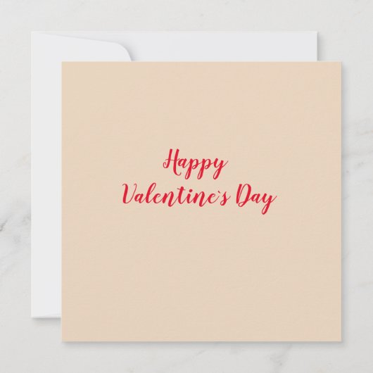 Sei mein Valentine Karte (Rückseite)