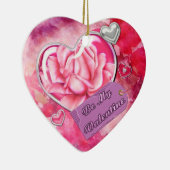 Sei mein Valentine Keramikornament (Rechts)
