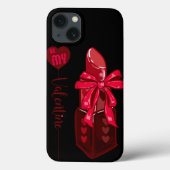 Sei mein Valentine Lipstick-Geschenkdesign Case-Mate iPhone Hülle (Rückseite)