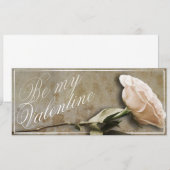 Sei mein Valentine mit Rose (Vorne/Hinten)