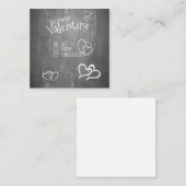 Sei mein Valentine Mitteilungskarte (Vorne/Hinten)