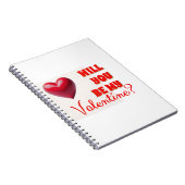 Sei mein Valentine Notizblock (Rechte Seite)