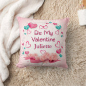 Sei mein Valentine Personalisiert Throw Kissen (Decke)