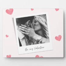 Sei mein Valentine | personalisiertes Foto | Rotes