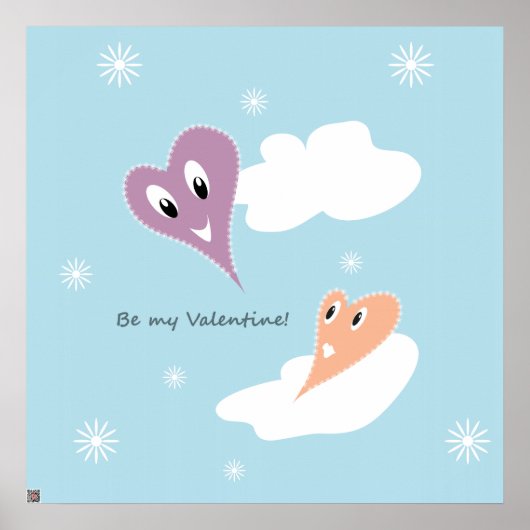 Sei mein Valentine Poster (Vorne)