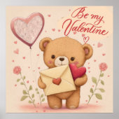 Sei mein Valentine Poster (Vorne)