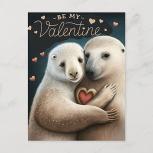 Sei mein Valentine Postkarte