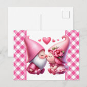 Sei mein Valentine Postkarte (Vorne/Hinten)