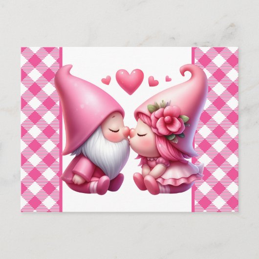 Sei mein Valentine Postkarte (Vorderseite)