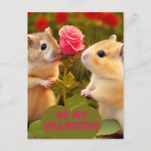 Sei mein Valentine Postkarte