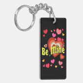 Sei mein Valentine Schlüsselanhänger (Vorderseite links)
