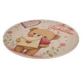 Sei mein Valentine Schneidebrett (Ecke)