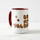 Sei mein Valentine Tasse (Vorderseite Links)